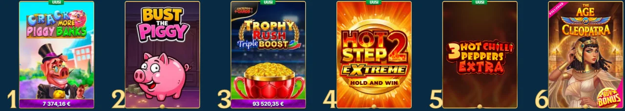poseidonwin casino top games